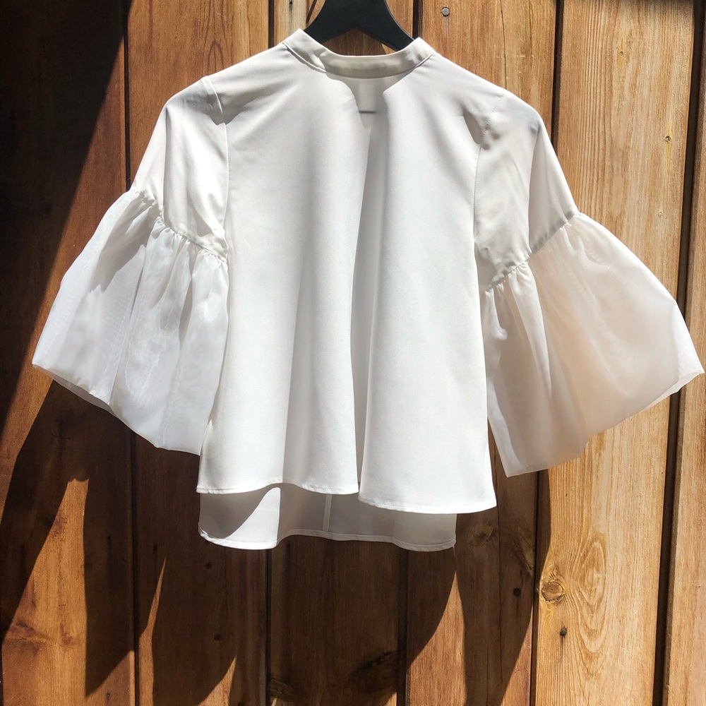 Target| White Wide Sleeve Shirt
